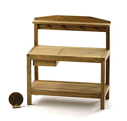 Dollhouse Miniature 1:12 Scale Potting Workbench by Sir Thomas Thumb