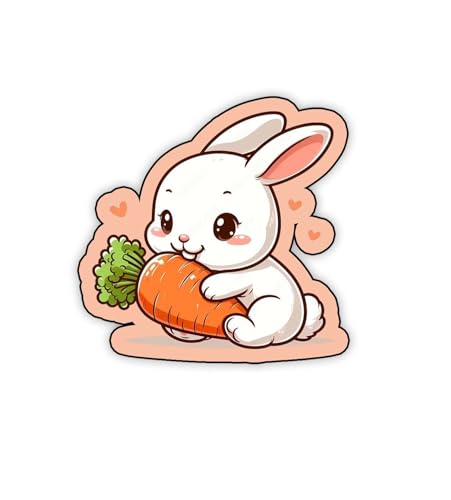 Image of Gift Me Bazar Wooden Rabbit Cartoon Fridge Magnet for Decoration | Fridge Magnets for Refrigerator & Almirah Decor | Home, Kitchen and Office Decoration Multicolor (Design 5)