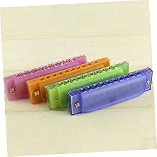 Toyvian 10 en Plastique Harmonica Jouet en Plastique Harmonica Instrument 10 Trou Harmonica Instrument De Musique Terre Tons Maquillage Bleu Harmonica Instrument Musique Harmonica Jouet - Les Beatles, Paul McCartney, John Lennon, RIngo Starr, George Harrison Toyvian 10 en Plastique Harmonica Jouet en Plastique Harmonica Instrument 10 Trou Harmonica Instrument De Musique Terre Tons Maquillage Bleu Harmonica Instrument Musique Harmonica Jouet – Image 2