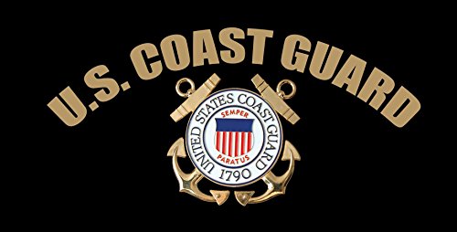 US Coast Guard Emblem Aluminum License Plate