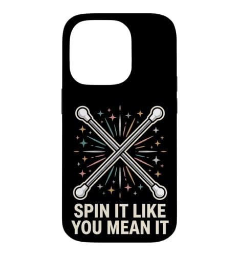 Spin It Like You Mean It Baton Twirling Majorette���[���A �X�}�z�P�[�X iPhone 14 Pro �p