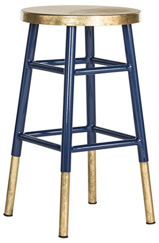 Tabouret de bar fer marin Lugo design industriel 61cm - 5