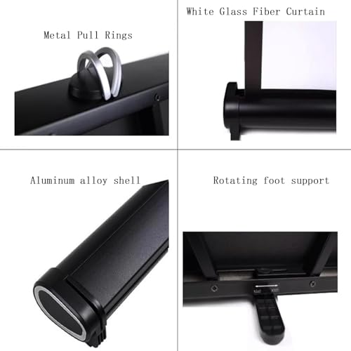 Pantalla portátil para proyector 50in 16:9 para interiores y exteriores miniatura 4
