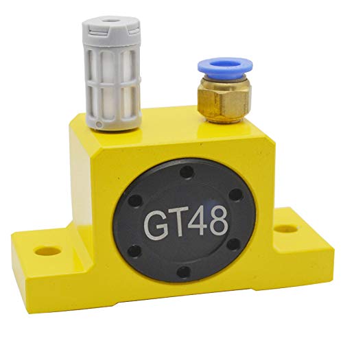 G 3/8'' Pneumatic Turbine Vibrators Silent Golden Industrial Vibrator for hopper Golden GT-48 Free Muffler