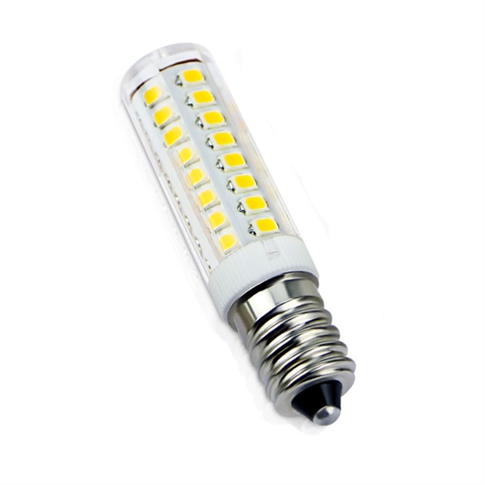 XYAL Lampadine, Confezione da 20, Lampada a mais a LED G9/G4/E14 5W AC220V 51-2835SMD Lampada a LED in cristallo di ceramica(Blanc,E14 220V)