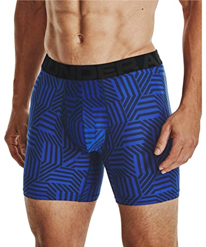 Image of Under Armour mens Multi-pack Performance Tech Boxerjock Brief, 6 inch Inseam, All-day Comfort & Soft