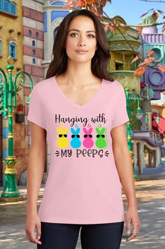 Image of Ithalt Easter Shirts for Women He is Risen Tshirt Easter Christian T-Shirt Jesus Lover Short Sleeve Tops