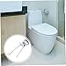 OSALADI Toilet Flush Repair Tool Durable Single-flush Toilet Drain Valve with Chain Flap Cover for Easy Installation and Maintenance Reliable