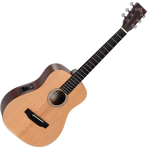 Sigma TM-12E - Chitarra western da viaggio, con custodia