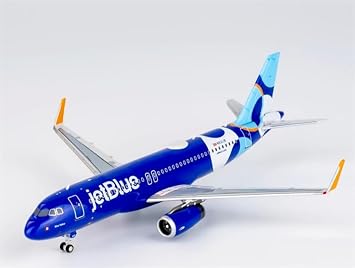 ACE HOBBY for NG Models for JetBlue for Airbus A320-200/w N821JB for Blue Yorker 1400 Aircraft Pre-Built Model
