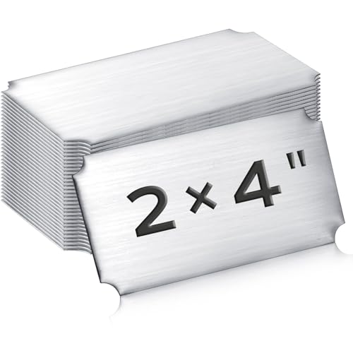 Therwen 4x2 stainless steel name plates