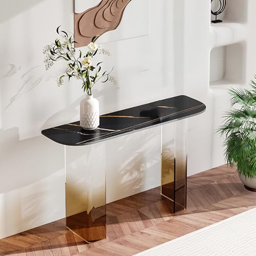 Mesa de vestíbulo larga para decorar la entrada y el pasillo de tu salón 6