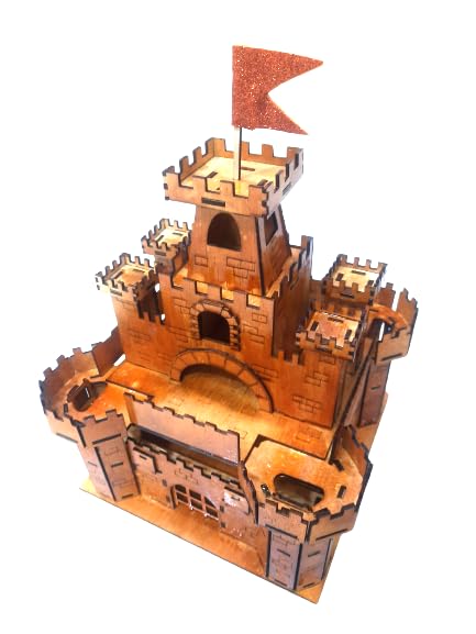 Generic Wooden Diwali Killa (Wooden Fort, Castle) Model for Children and Families