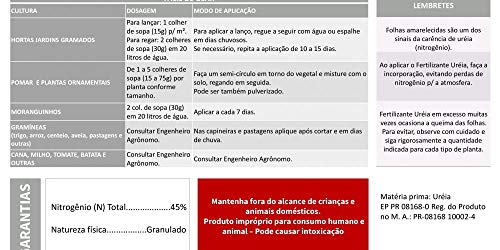 Fertilizante Ureia Saco 1 KG