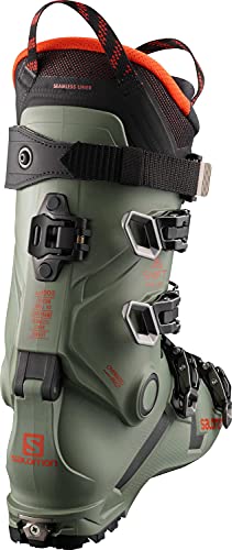 Salomon Shift Pro 130 At Mens Ski Boots Oil Green/Black/Orange Sz 10/10.5 (28/28.5) #TOP1