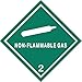 Container Label/Placard Type Hazardous Class,Dot Container Label, Hazard Class Class 2 (Gases),2041005459