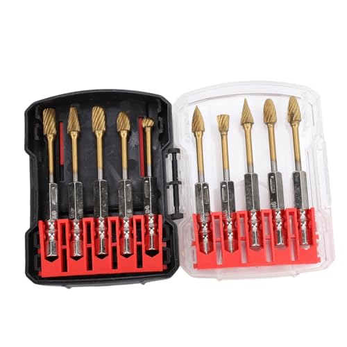 Juego de 10 fresas de carburo de tungsteno AYNEFY miniatura 1