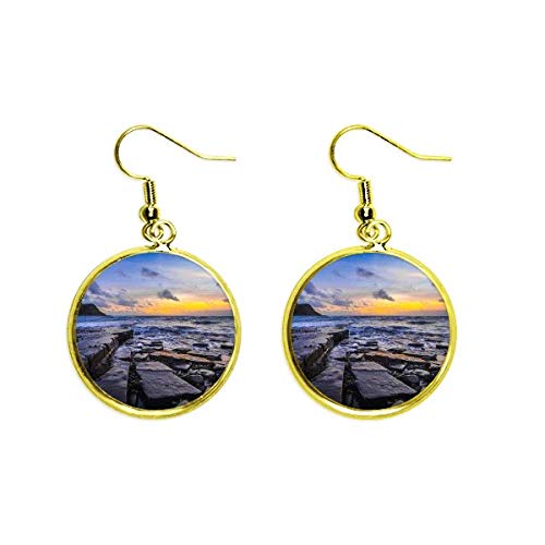 Pendientes de océano natural para lucir en cenas y eventos especiales