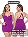 Avidlove Women Chemises Lingerie Mini Babydoll Sleepwear Cami Dress(Purple,L)