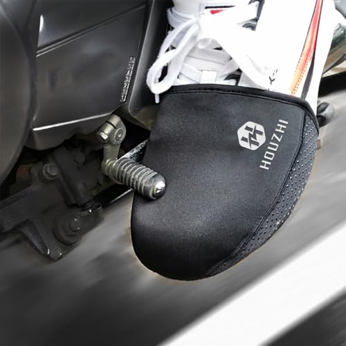 PENINSULA LOVE 1 PCS Motorcycle Shifter Shoe Protector Non-Slip Motorcycle Gear Shift Pad Adjustable Shift Boot Protector Black