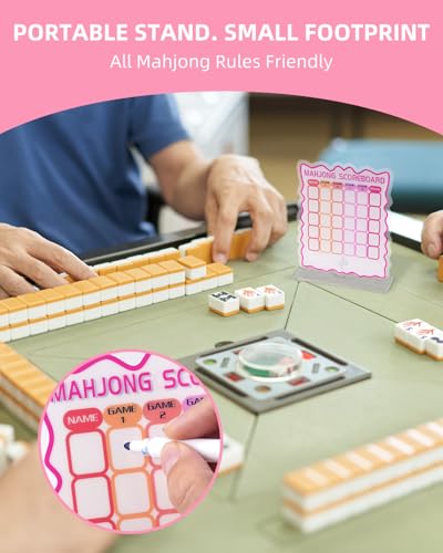 Adkoat marcador acrílico para Mahjong 2 piezas miniatura 2