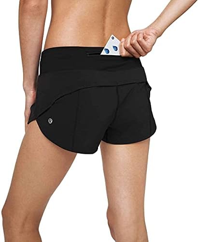LULULEMON Speed Up Short Low-Rise 2.5" Lined (Color 000, 6)