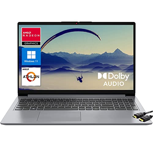 Lenovo Ideapad Laptop 1, 15.6" Hd Display, 20Gb Ram, 1Tb Pcie Ssd + 128Gb Emmc, Amd Athlon Silver 3050U(Beats I3-1005G1), Wi-Fi 6, Bluetooth, Media Card Reader, Hdmi, Usb-C 3.2, Win 11 Home S, Grey #TOP15