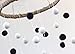 Black and White Felt Ball Nursery Ceiling Mobile- LARGE SIZE- Neutral Children's Room Ceiling Decor- Nursery Boy Girl Baby Shower Gift- Handmade - 100% Wool Felt Shapes