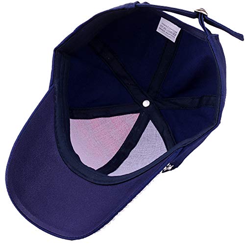 Image of Patriotic American Flag Baseball Cap USA Sparkle Hat for Men Women Summer Sun Cap
