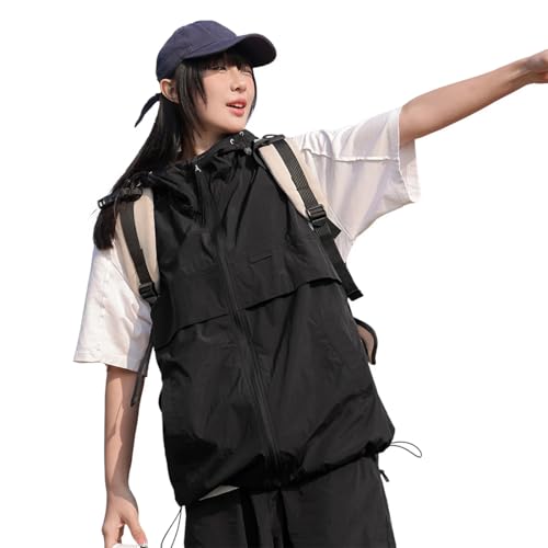 YWSY レディースアウトドアベスト M ブラック