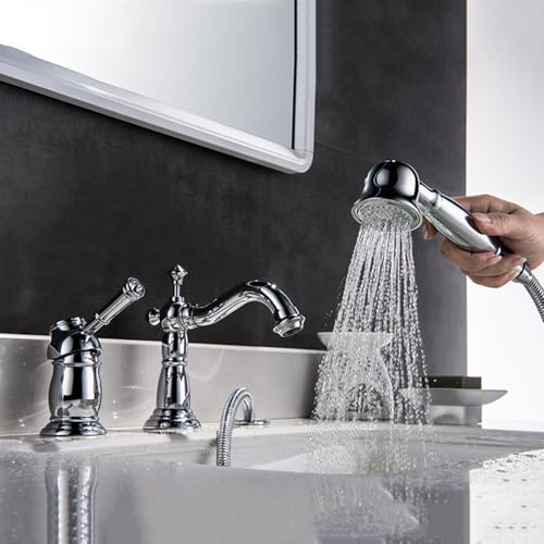 Robinet de bain 3 trous doré en laiton chic MOCHAMIK