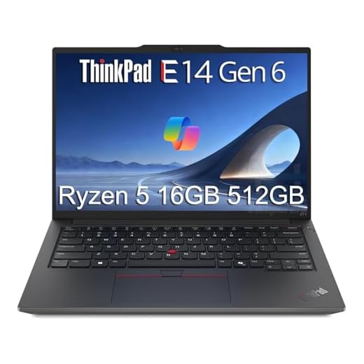 Lenovo ThinkPad T14 Business Laptop (14" FHD Touchscreen, 16GB RAM, 512GB SSD, AMD 6-Core Ryzen 5 Pro 5650U (Beat i7-1165G7)), Backlit KB, Fingerprint, Webcam, Ethernet RJ-45, Win 11 Pro, Black