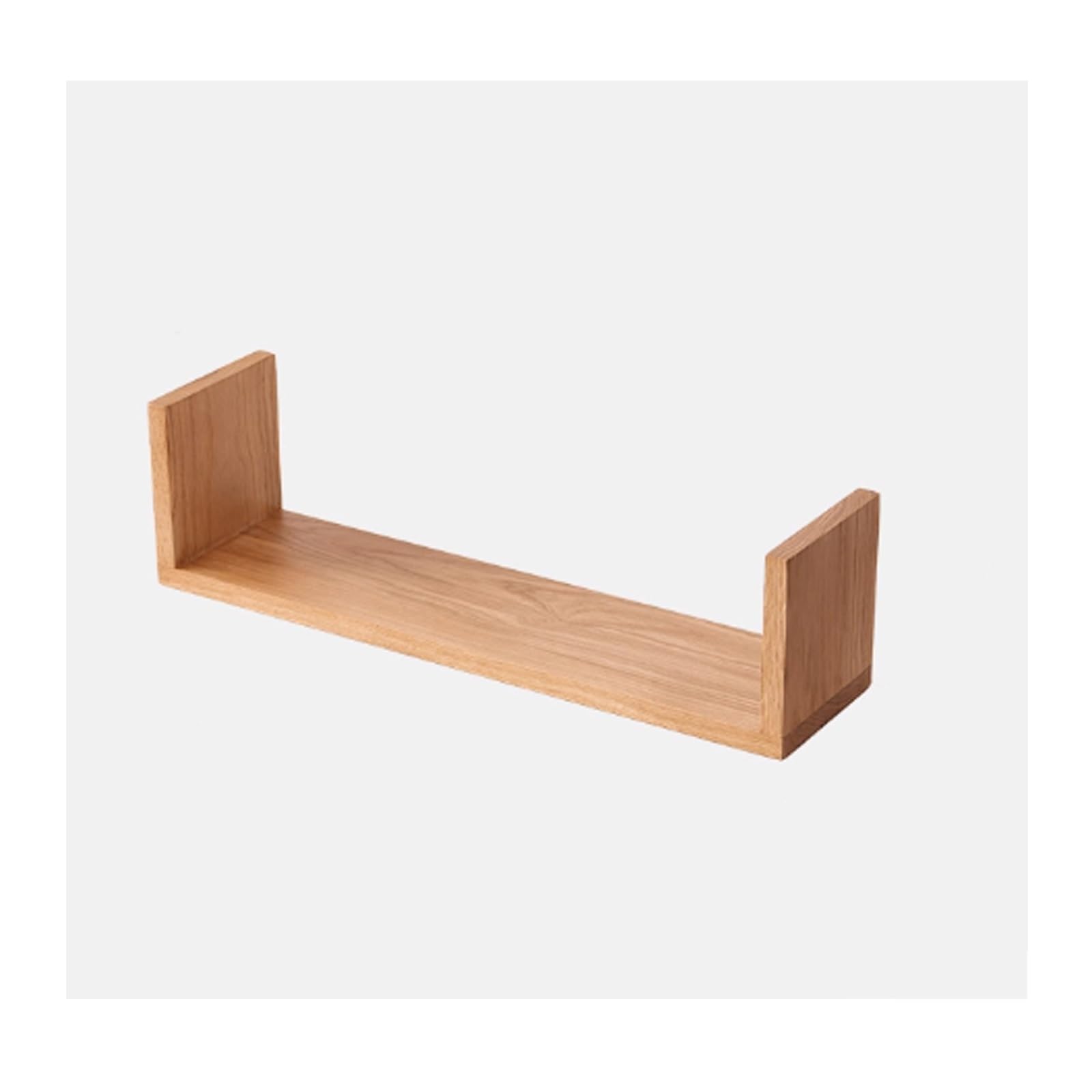 Étagère murale en bois massif 40x15 cm pour panneau acoustique