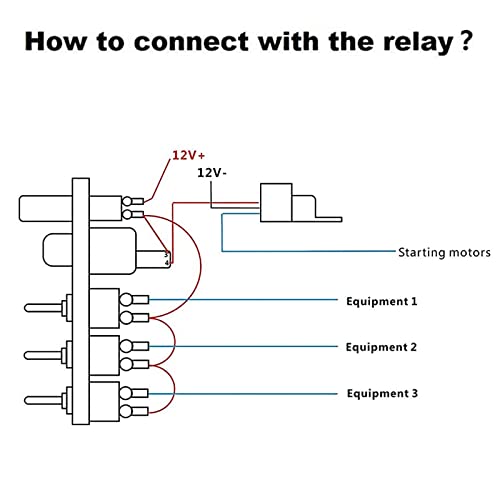 Bllyogu 12V Ignition Switch Panel 5 In 1 Car Ignition Switch Panel Kit With Engine Push Button Carbon Fiber Led Toggle Switches Race Car Ignition Starter Switch For Racing Car Truck Rv #TOP6