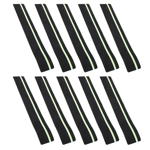 Cinta de agarre reflectante para escaleras exteriores e interiores pack de 10