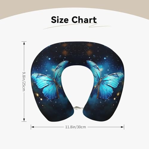 Almohada viscoelástica cervical negra de viaje miniatura 5