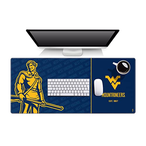 YouTheFan NCAA West Virginia Mountaineers Logo Series Desk Pad