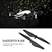 2Pairs Air Props Blade, CW CCW Quick Release Carbon Fiber Propeller Blades RC Drone Quadcopter Accessory for Air (White Stripe)