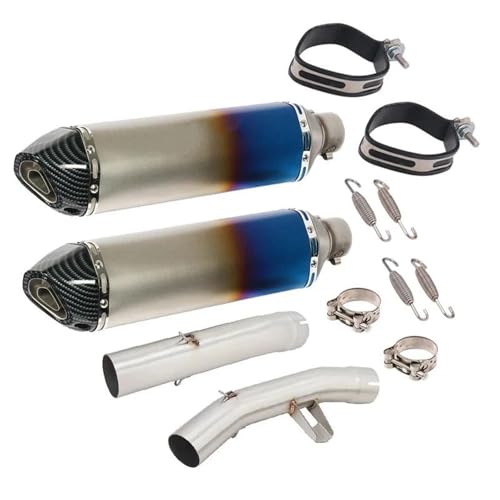 Système d'chappement complet pour voyager loin en Yamaha FJR1300 avec double ligne