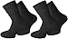 Produktbild normani 4 Paar Cuddly Socks Kuschelsocken Farbe Uni/Schwarz Größe 39-42
