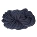 Zituop Super Chunky Roving Big Yarn for Hand Knitting Crochet, 250g, 8.8 Ounze (Dark Grey)