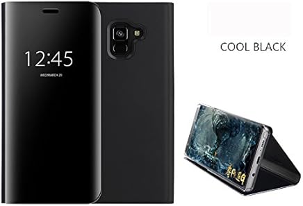 COVO? Samsung Galaxy A8 2018 espejo Funda de espejo Flip Case, Espejo Reflexi?n Brillante Ultra fino duro Anti-Scratch de para Samsung Galaxy A8 2018(Negro) COVO? Samsung Galaxy A8 2018 espejo Funda de espejo Flip Case, Espejo Reflexi?n Brillante Ultra fino duro Anti-Scratch de para Samsung Galaxy A8 2018(Negro)