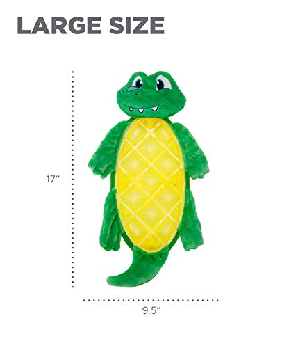 Image of Outward Hound Bubble Palz Plush Gator Dog Toy, Large