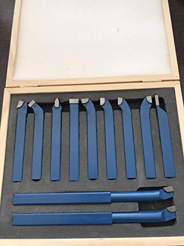Set 11 Piezas Fresas Lathe Carburo 10mm miniatura 1