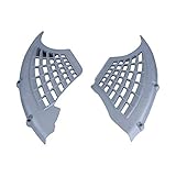 Bohrungen: 7,5mm Zündapp Vergaser Verkleidung Engelsflügel Satz für KS 100 Vergaserzierdeckel Set Aluguss