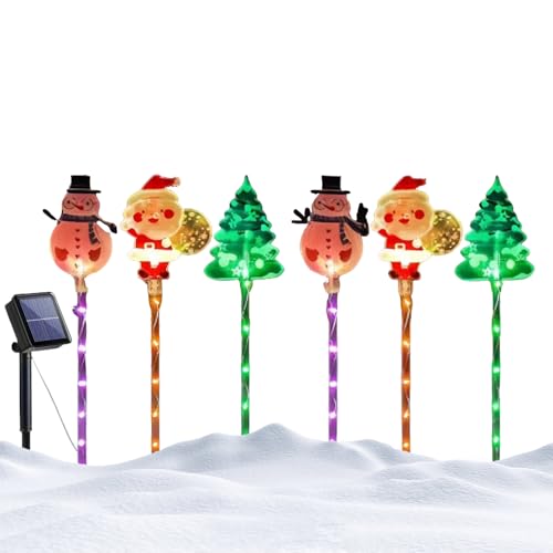 Lumières solaires de Noël d'extérieur pour jardin et décoration festive de cour