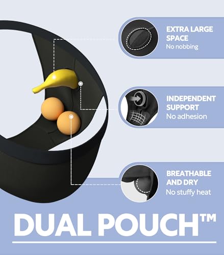 Separatec Men's Briefs Rayon Made from Bamboo Breathable Seamless Underwear Dual Pouch Comfort Underwear for Men 4 Pack4