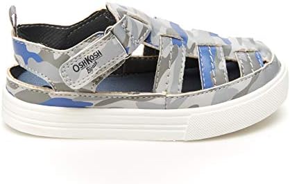 OshKosh B'Gosh Boy's Kale Sport Sandal, Camo, 4 Toddler | Image 6