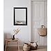 AAZZKANG Black Mirrors for Wall Rectangle Wood Framed Large 20