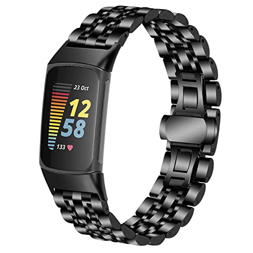 eiEuuk���^���o���h Fitbit Charge 5 �A�N�Z�T���[�u���X���b�g�Ή� �\���b�h�X�e�����X�X�`�[�������p���X�g�o���h�X�g���b�v �j�����p, �X�e�����X�|
